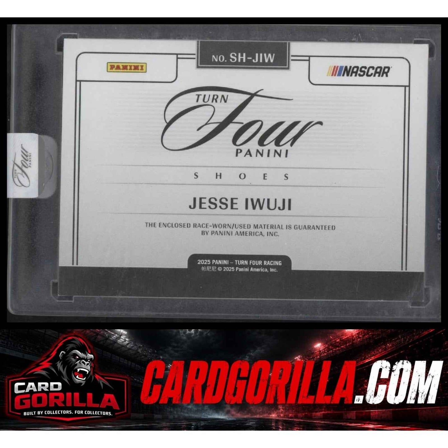 2025 Panini Turn Four #SH-JIW Jesse Iwuji Shoes Blue #/15