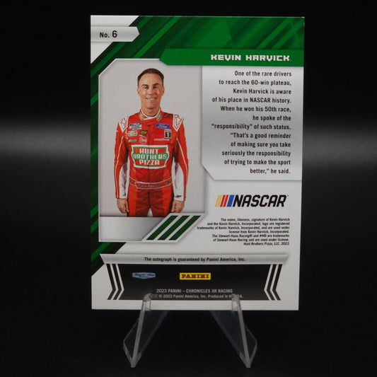 2023 Panini Chronicles XR Autographs Holo Silver #6 Kevin Harvick /10