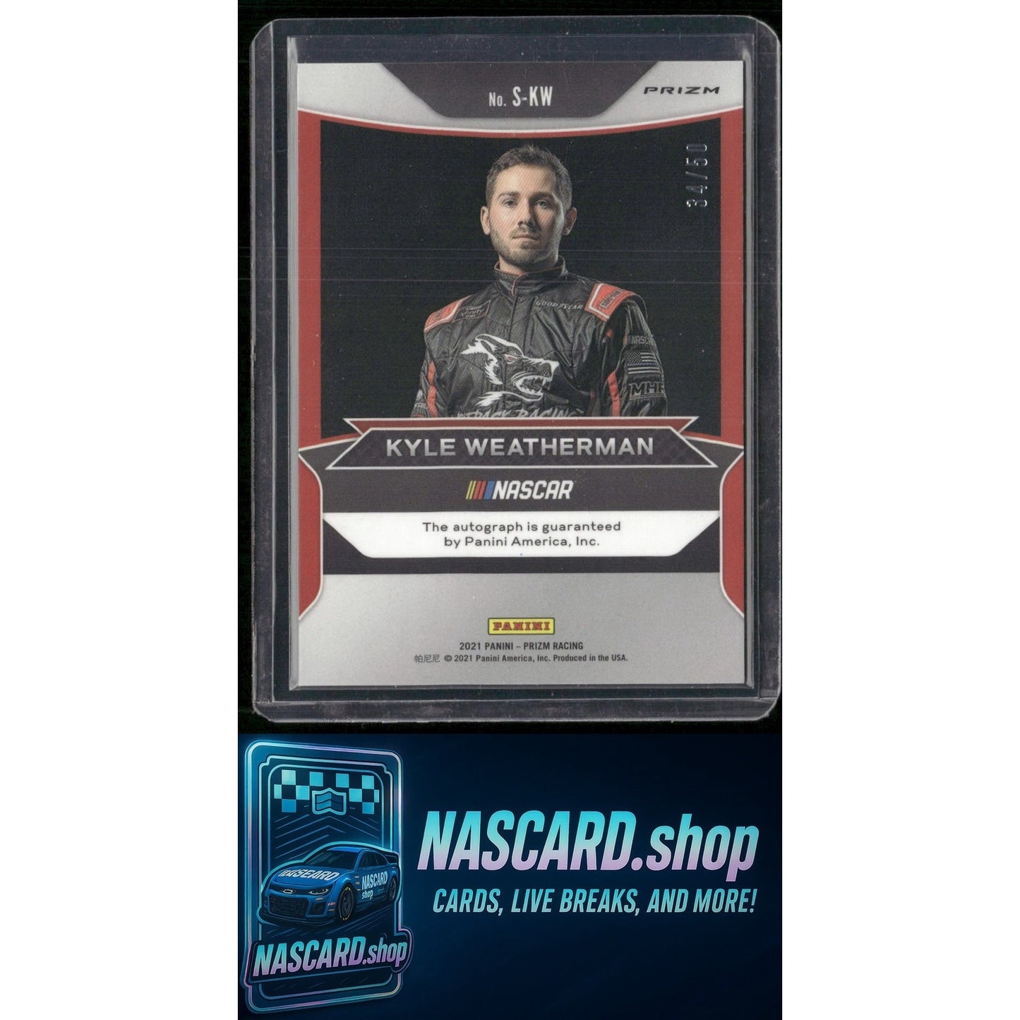 2021 Panini Prizm #S-KW Kyle Weatherman Signing Sessions Pink Prizm #/50