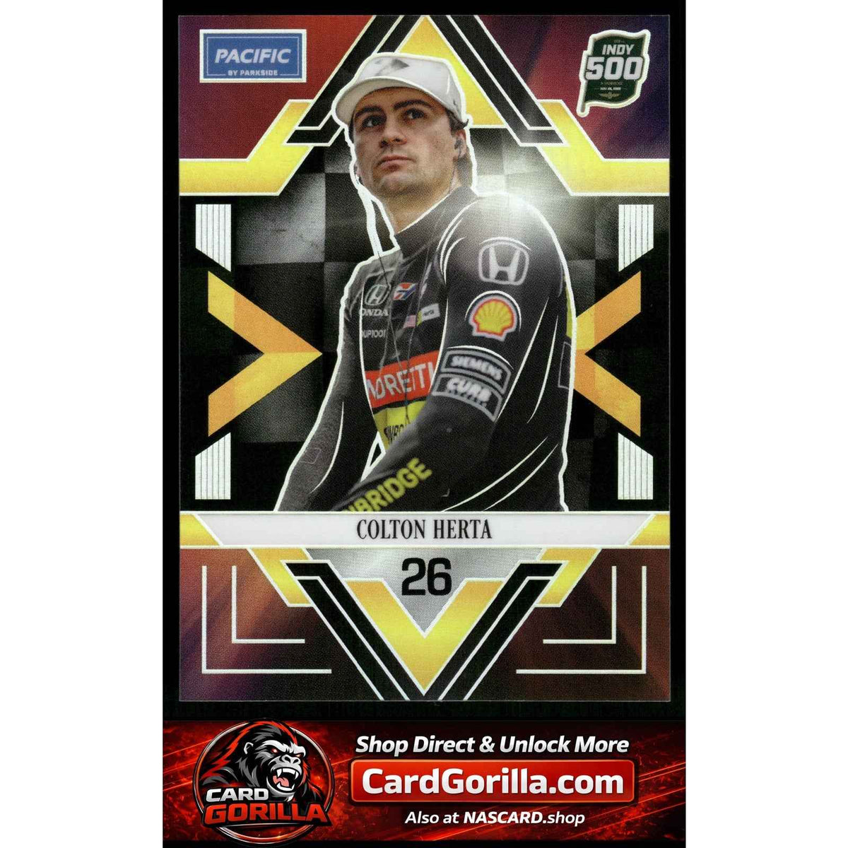 2025 Parkside Indy 500 Pacific #14 Colton Herta Red V2