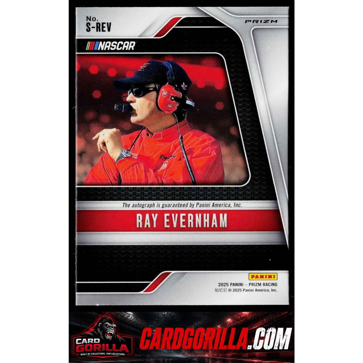 2025 Panini Prizm #S-REV Ray Evernham Scripts