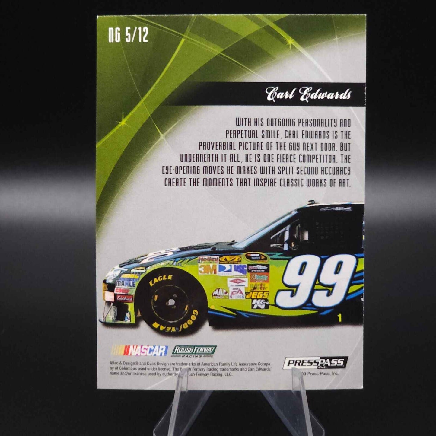 2009 Press Pass Racing Gallery #NG5 Carl Edwards - NASCARD.shop