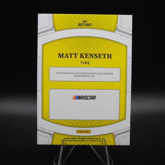 2023 Panini National Treasures Race Used Tire Holo Silver Matt Kenseth /25 - NASCARD.shop