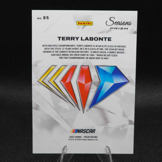 2023 Panini Prizm 75th Anniversary Seasons Prizm #85 Terry Labonte - NASCARD.shop