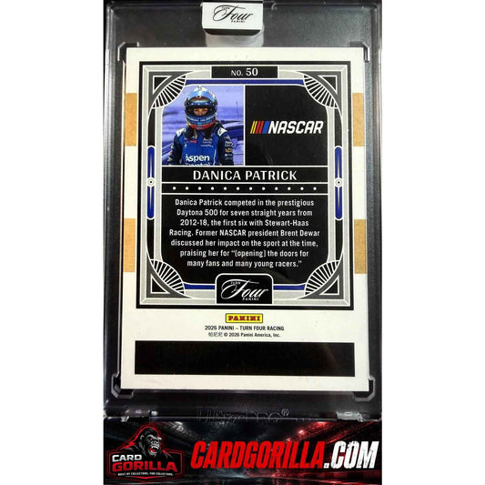 2026 Panini Turn Four #50 Danica Patrick #/65