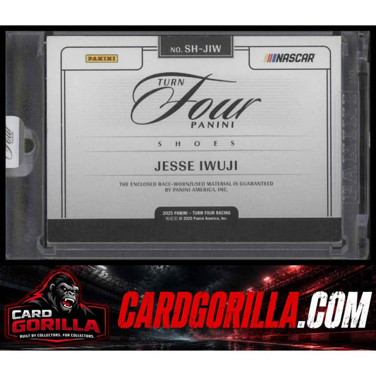 2025 Panini Turn Four #SH-JIW Jesse Iwuji Shoes Red #/10
