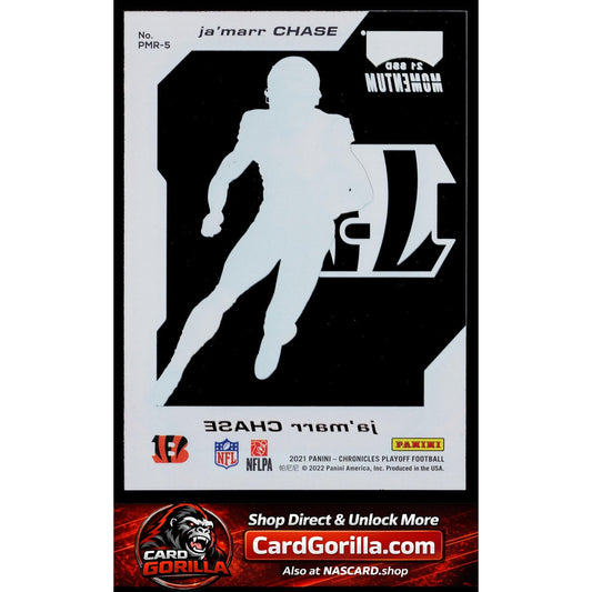 2021 Panini Chronicles #PMR-5 Ja'Marr Chase Playoff Momentum Rookies