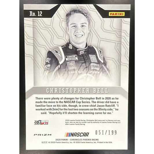 2020 Panini Chronicles Christopher Bell #12 Phoenix Blue 51/199
