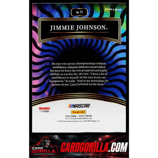 2025 Panini Select #11 Jimmie Johnson Color Wheel