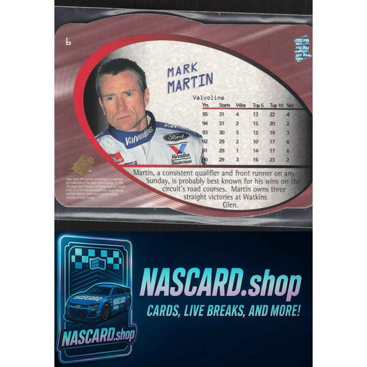 1996 SPx #6 Mark Martin Gold