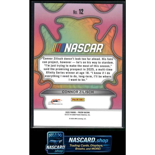 2025 Panini Prizm #12 Connor Zilisch Groovy