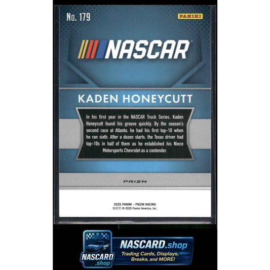 2025 Panini Prizm #179 Kaden Honeycutt White Sparkle