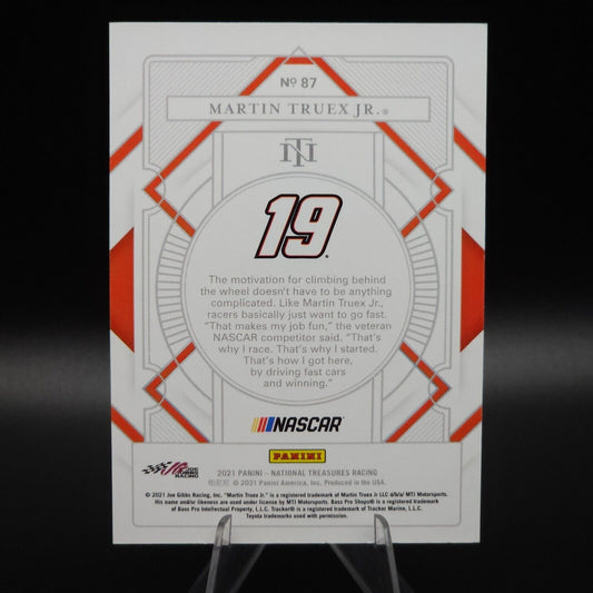 2021 National Treasures Black and White Variations #87 Martin Truex Jr. /25