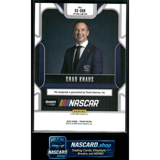 2025 Panini Prizm #SS-CHK Chad Knaus Sensational Signatures