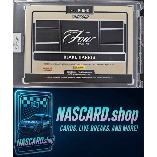 2025 Panini Turn Four #JP-BHS Blake Harris Jumbo Patches #/10