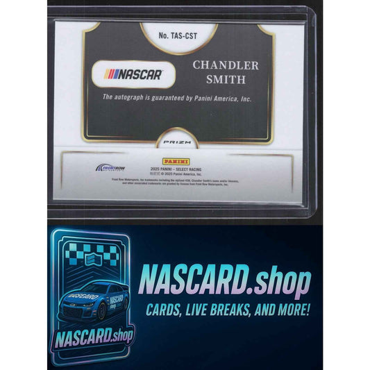 2025 Panini Select #TAS-CST Chandler Smith Trackside Action Signatures