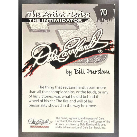 2002 Dale Earnhardt The Artist Series Bill Purdom #70 The Intimidator