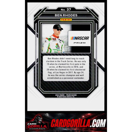2023 Panini Prizm #37 Ben Rhodes White Sparkle Prizm