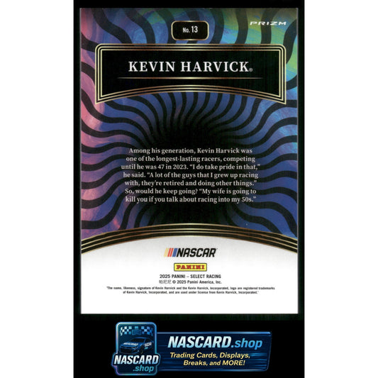 2025 Panini Select #13 Kevin Harvick Color Wheel