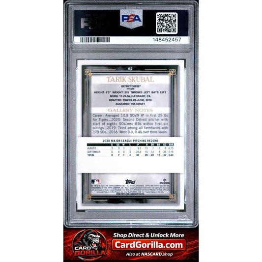2021 Topps Gallery #62 Tarik Skubal RC PSA 9