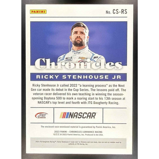 2023 Panini Chronicles Ricky Stenhouse Jr. #CS-RS Swatches MEM