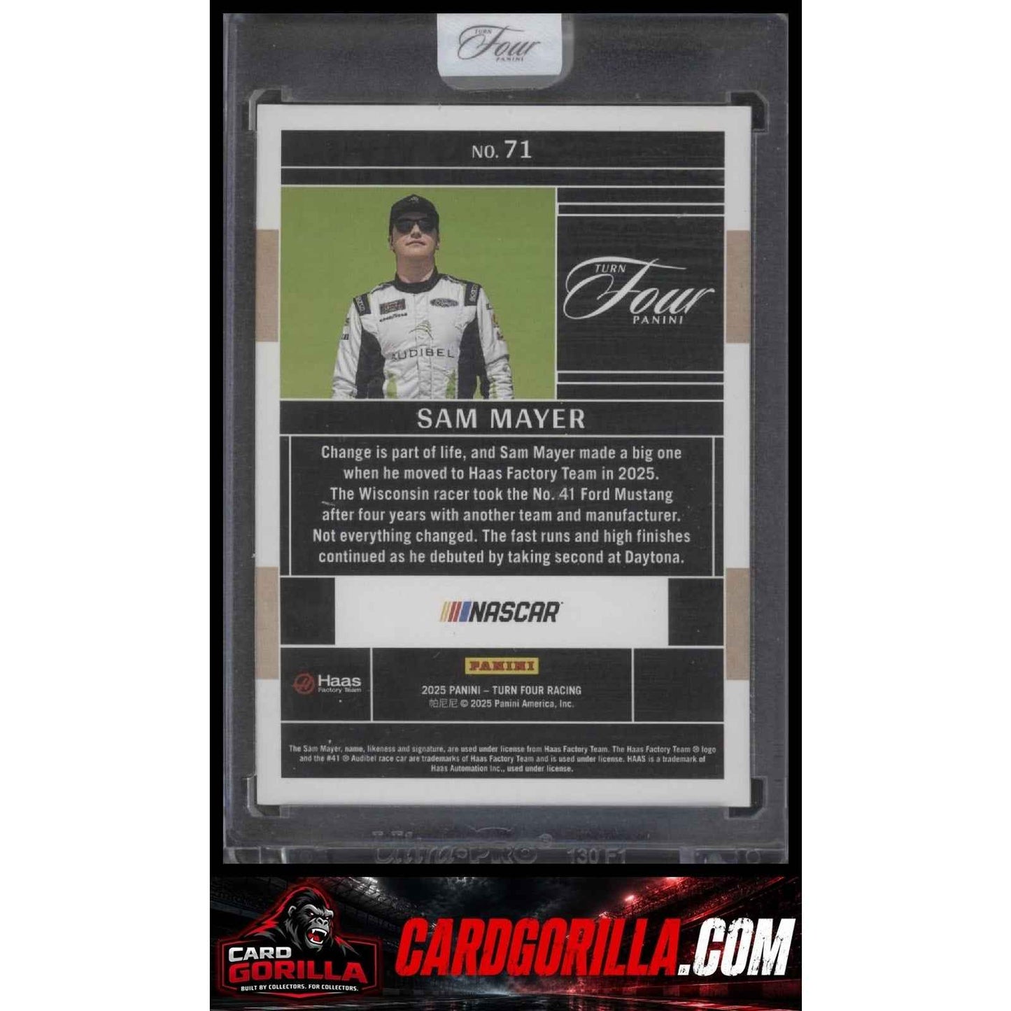 2025 Panini Turn Four #71 Sam Mayer #/75
