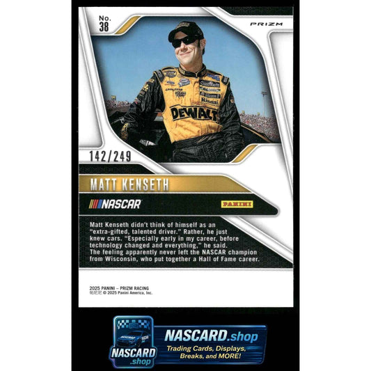 2025 Panini Prizm #38 Matt Kenseth Red #/249