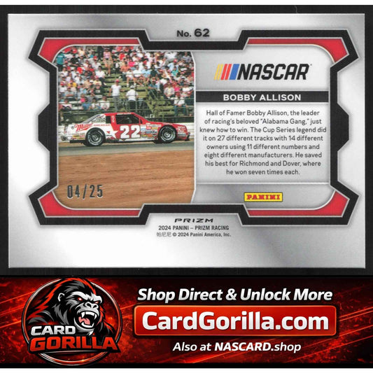 2024 Panini Prizm #62 Bobby Allison Mojo #/25