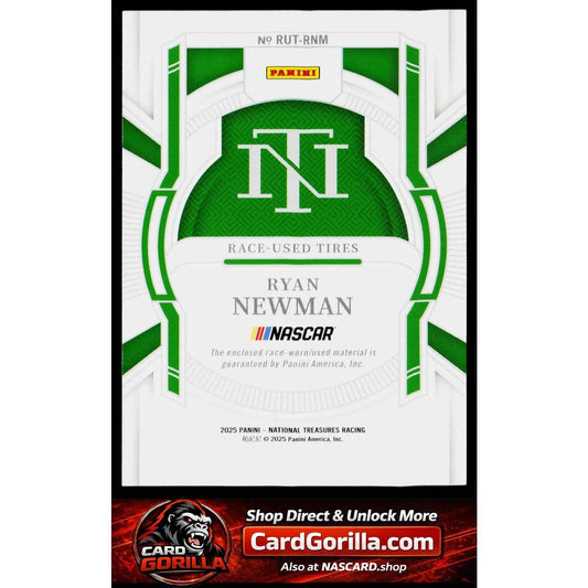 2025 Panini National Treasures #RUT-RNM Ryan Newman Race Used Tires #/99