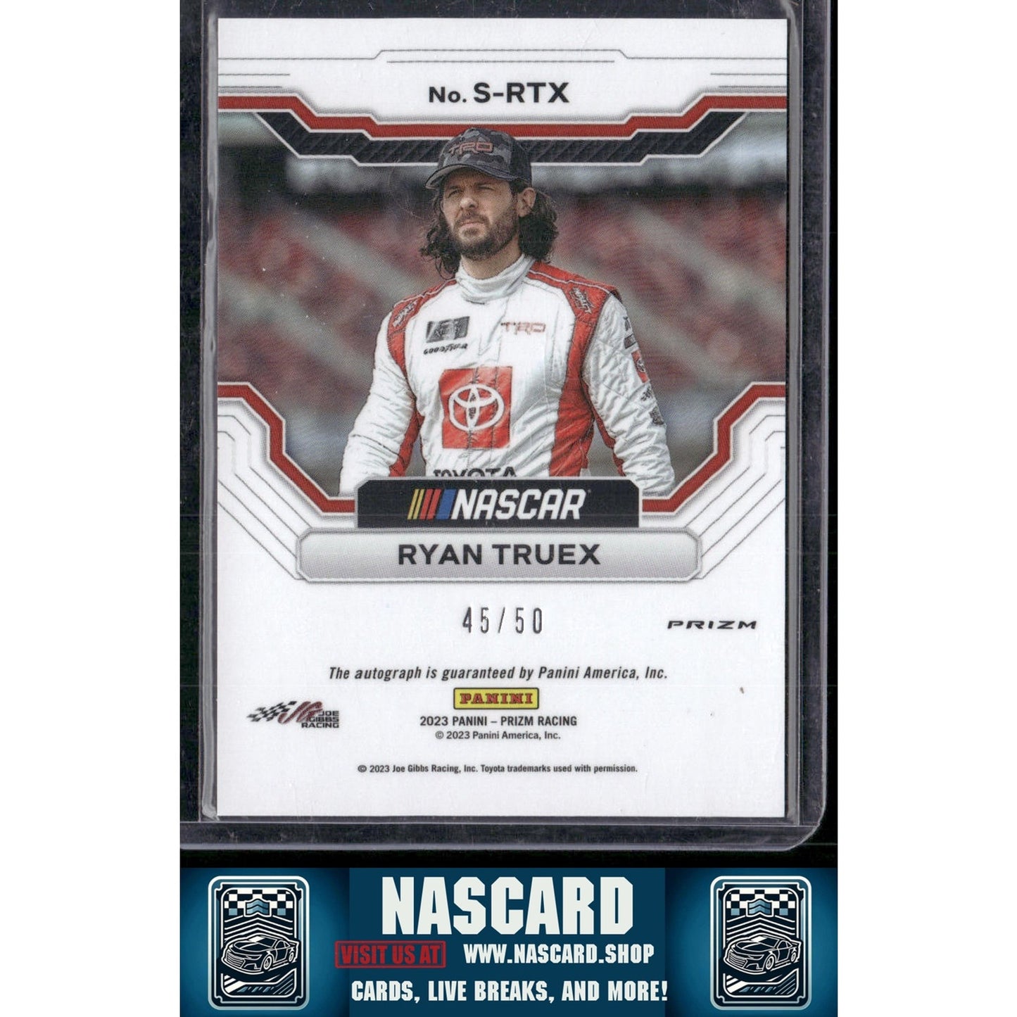 2023 Panini Prizm #S-RTX Ryan Truex Scripts Checkered Flag Prizm #/50