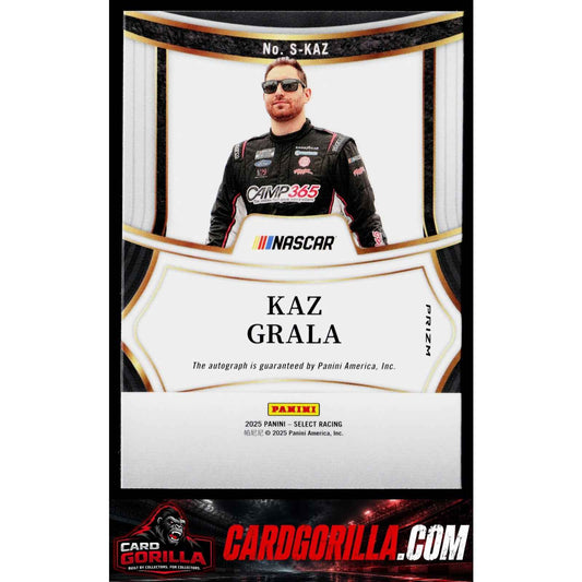 2025 Panini Select #S-KAZ Kaz Grala Signatures Ice Prizms