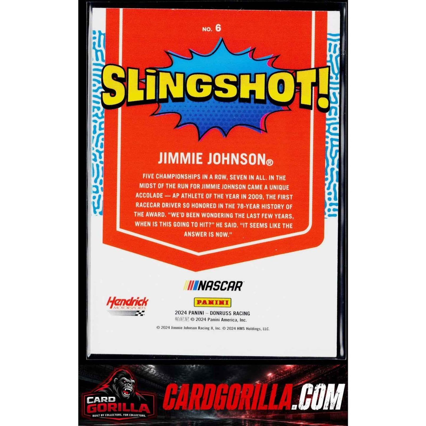 2024 Donruss #6 Jimmie Johnson Slingshot
