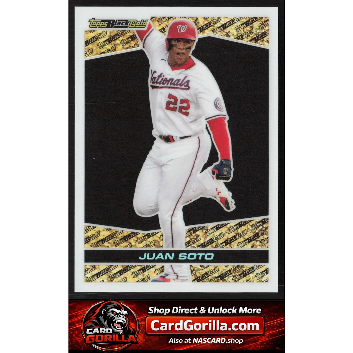 2021 Topps Chrome Update #BGC-2 Juan Soto Topps Black Gold