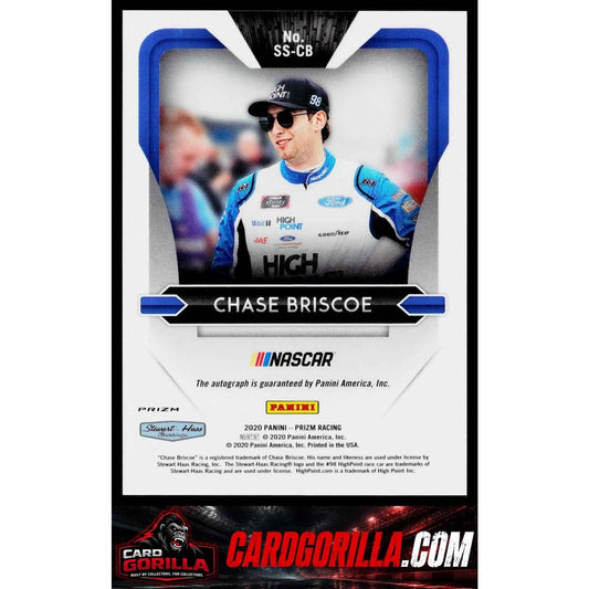 2020 Panini Prizm #SS-CB Chase Briscoe Signing Sessions Prizm