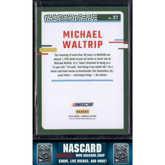 2024 Donruss #37 Michael Waltrip Pink #/25