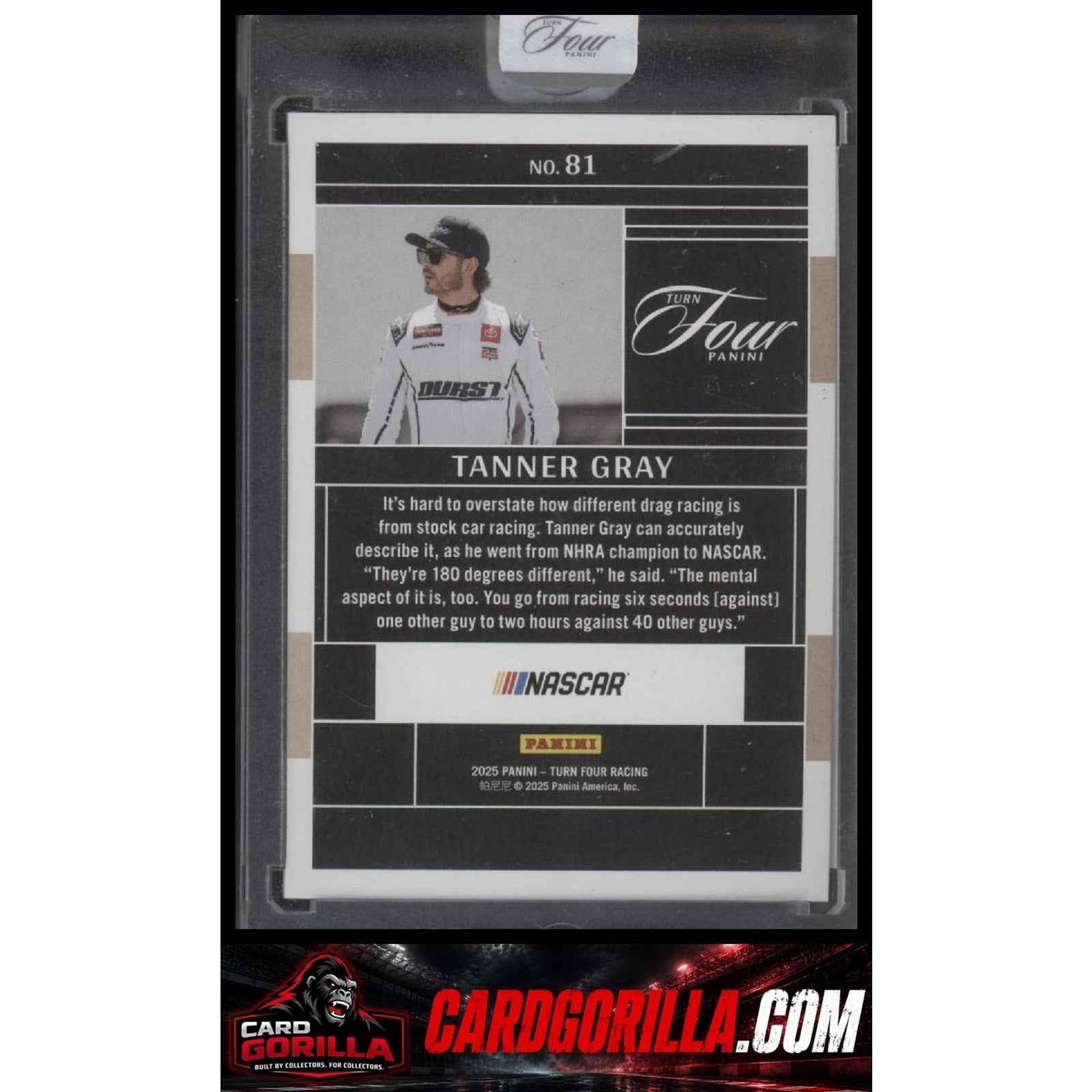 2025 Panini Turn Four #81 Tanner Gray #/75
