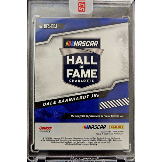 2023 Panini Prime Dale Earnhardt Jr Hall of Fame Signatures Holo Silver #03/10