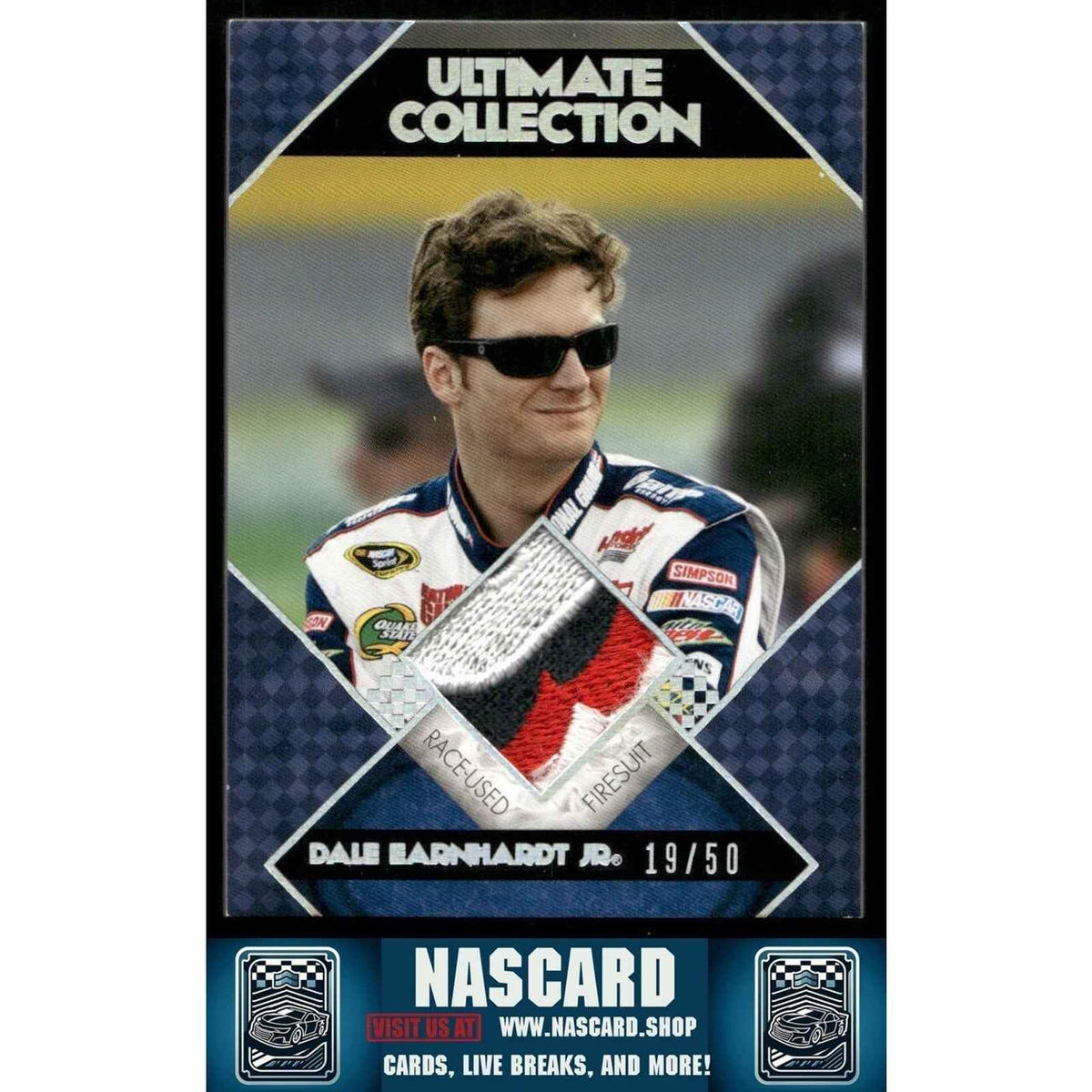 2011 Press Pass Ultimate Collection Race Used Firesuit Dale Earnhardt Jr. /50 - Card Gorilla