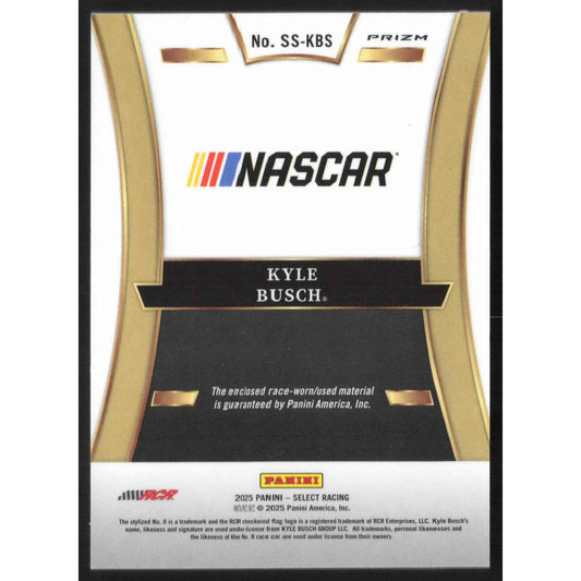 2025 Panini Select #SS-KBS Kyle Busch Selective Swatches