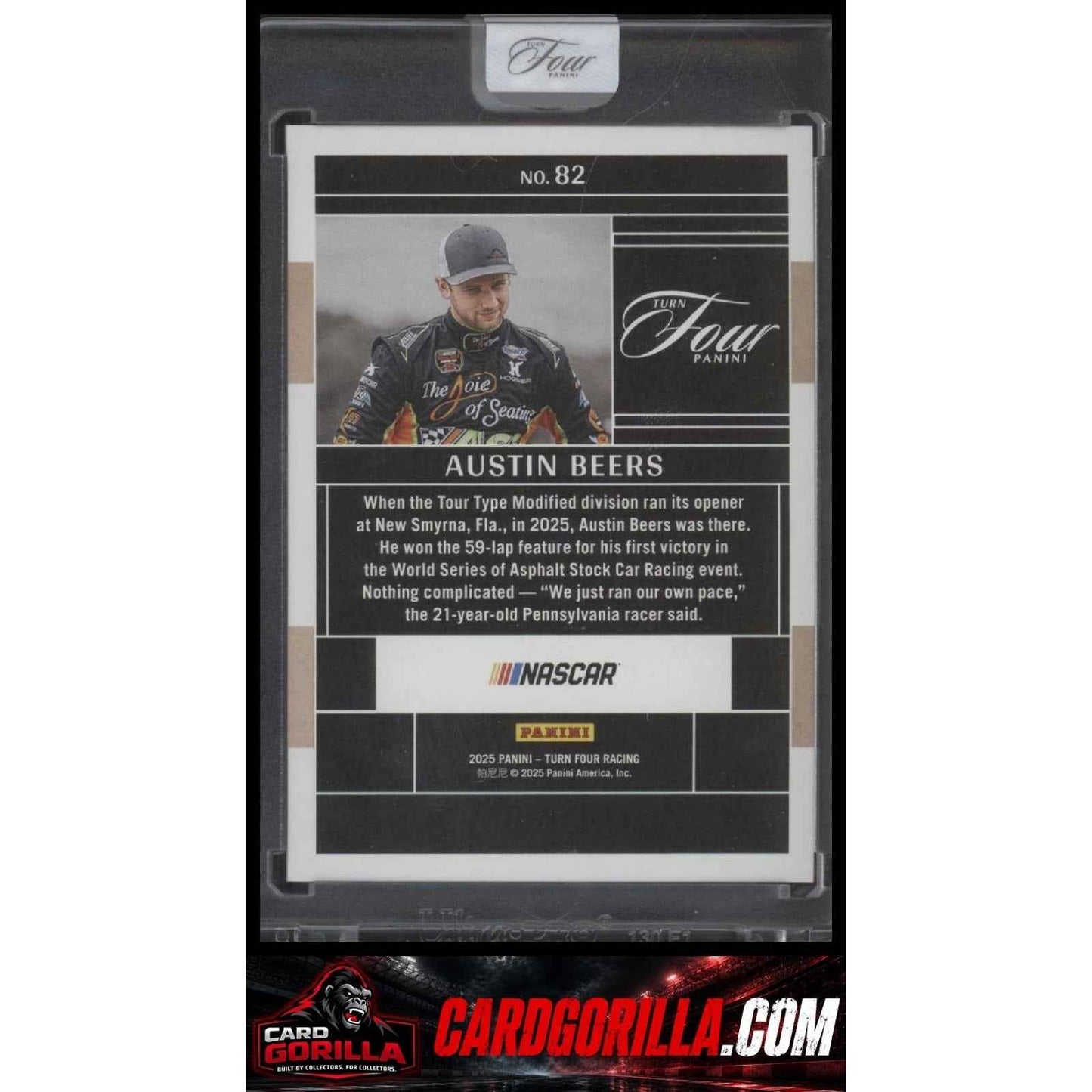 2025 Panini Turn Four #82 Austin Beers #/75 RC