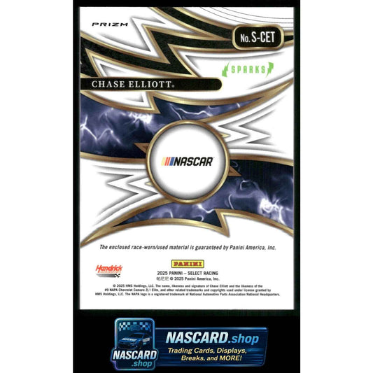 2024 Panini Select #S-CET Chase Elliott Sparks Flash Prizms