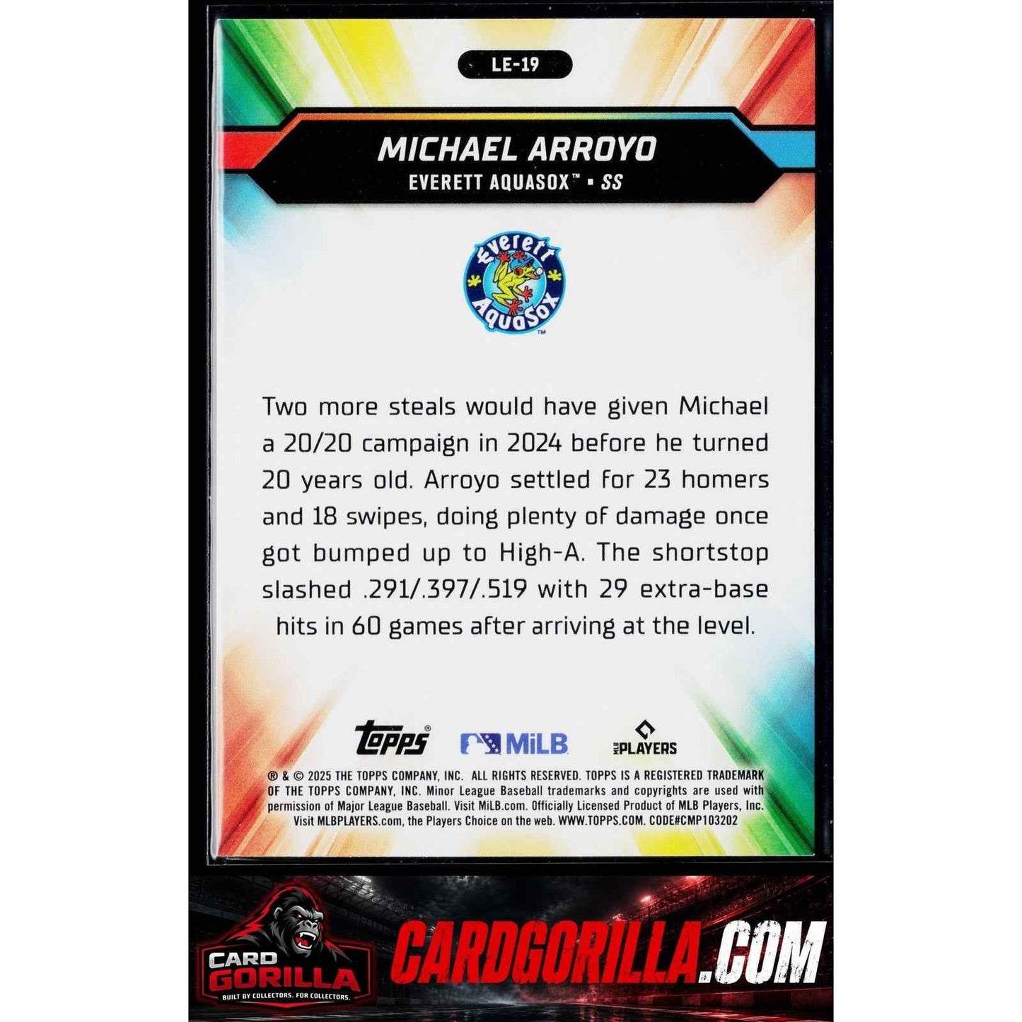 2025 Topps Pro Debut #LE-19 Michael Arroyo League Elites