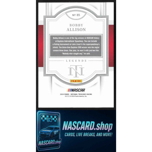 2024 Panini National Treasures #85 Bobby Allison #/49