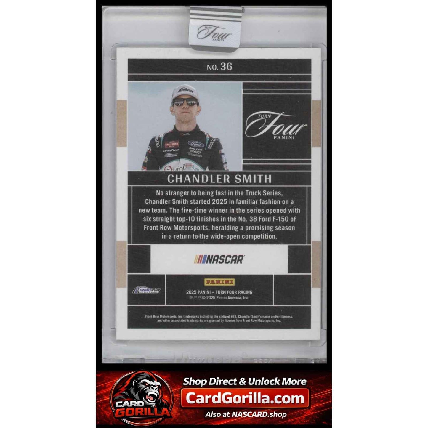 2025 Panini Turn Four #36 Chandler Smith #/75