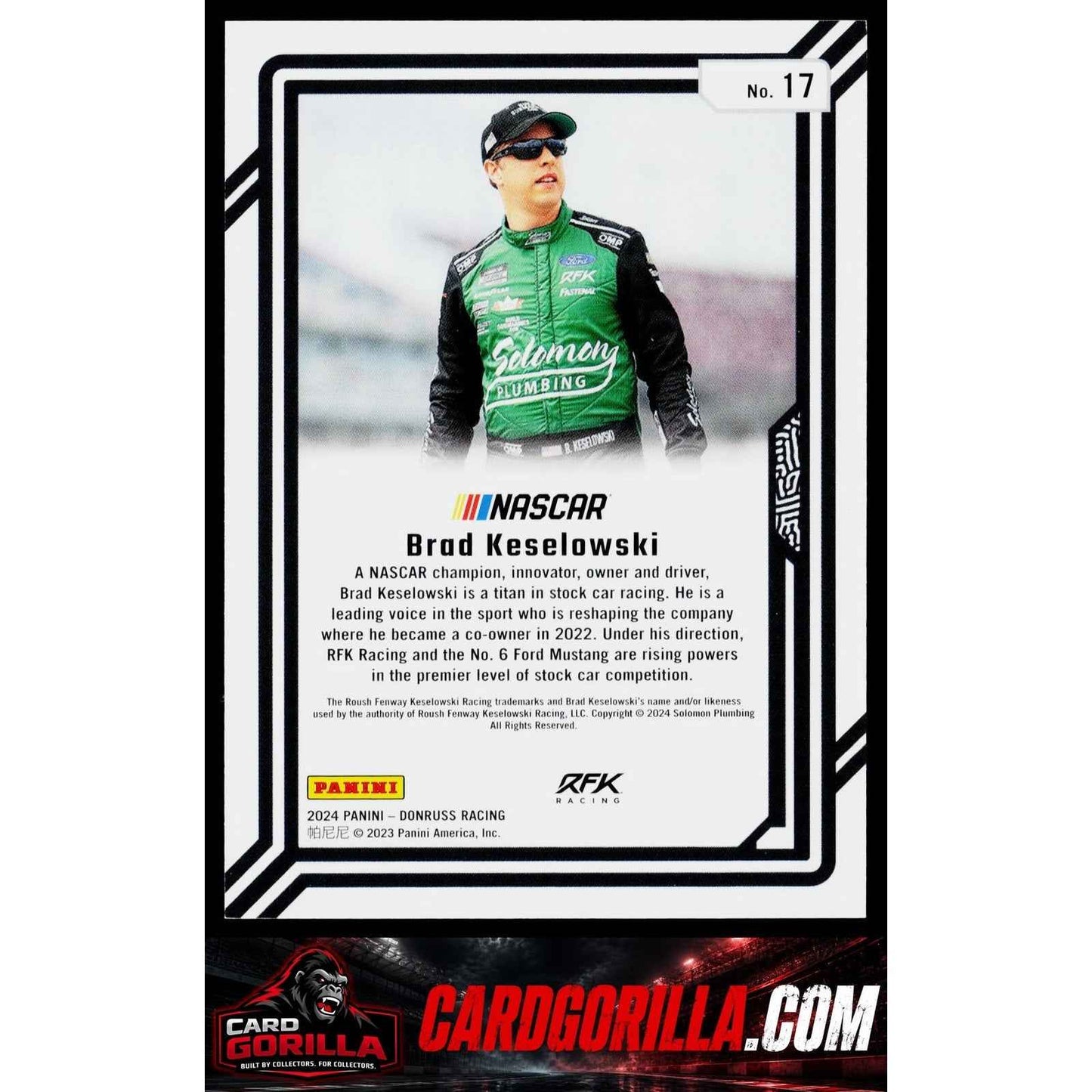 2024 Donruss #17 Brad Keselowski Dominators Red Xplosion #/99