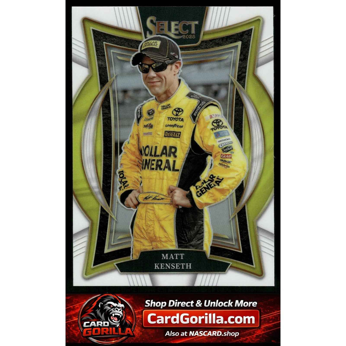 2025 Panini Select #27 Matt Kenseth White Prizms #/99