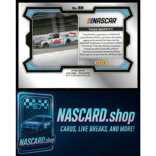 2024 Panini Prizm #88 Thad Moffitt White Sparkle