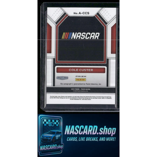 2023 Panini Prizm #A-CCS Cole Custer Autographs Prizm