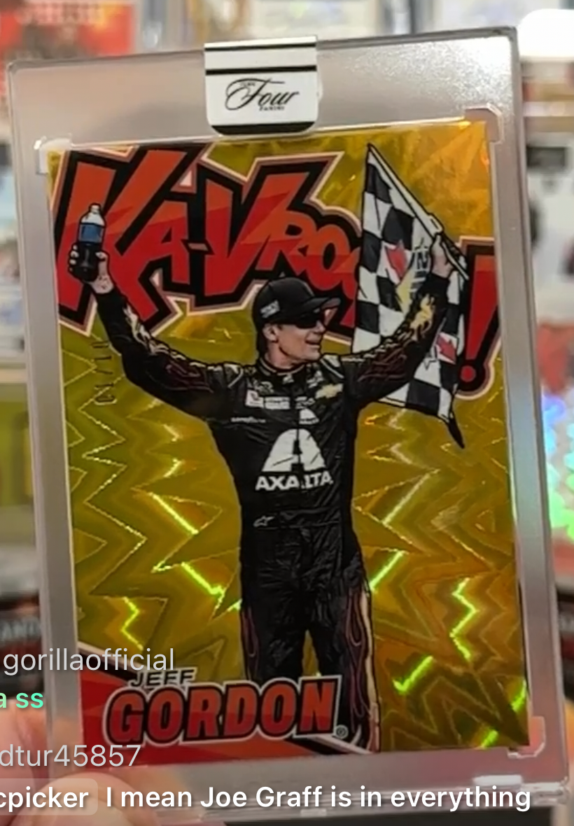 2026 Panini Turn Four Jeff Gordon Gold Ka-Vroom! #01/10