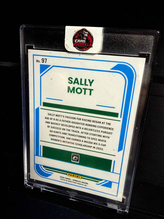 Sally Mott 2026 Donruss Racing Rated Rookie Card
